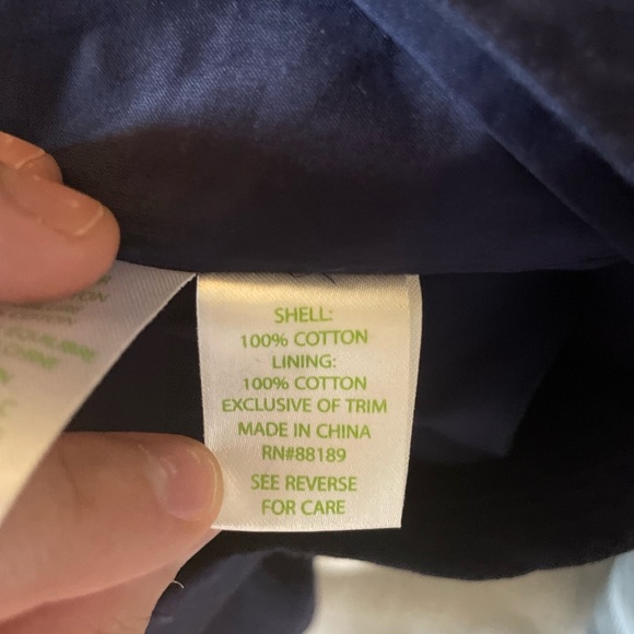 Lilly Pulitzer LARGO True Navy Embroidered Shift Dress Size 2 - Picture 9 of 9